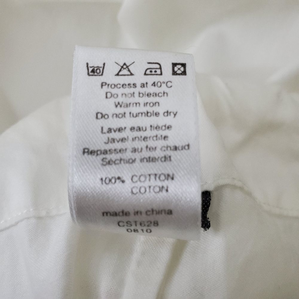 Bodas seersucker cotton pajama pant white sz Large - Picture 7 of 7